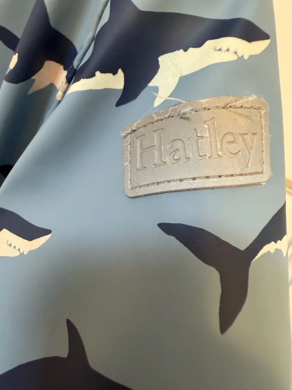 Hatley‎ Blue Shark Color Changing Print Rain Jacket